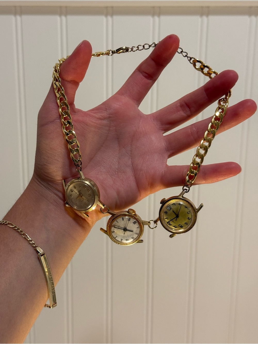 Reworked Handmade Vintage Watch Necklace - Picture 3 of 5